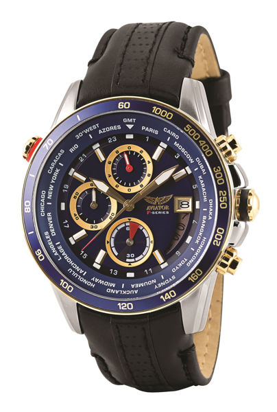 Aviator Gent’s World Time Watch