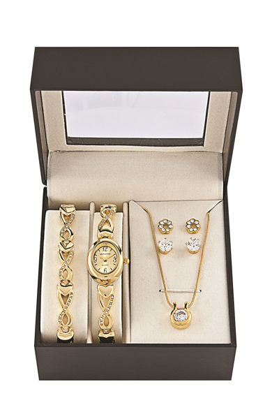 Montine Ladies’ Quartz Watch and Jewellery Set