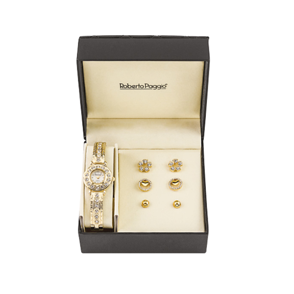 Roberto Paggio Ladies Watch and Jewellery Set