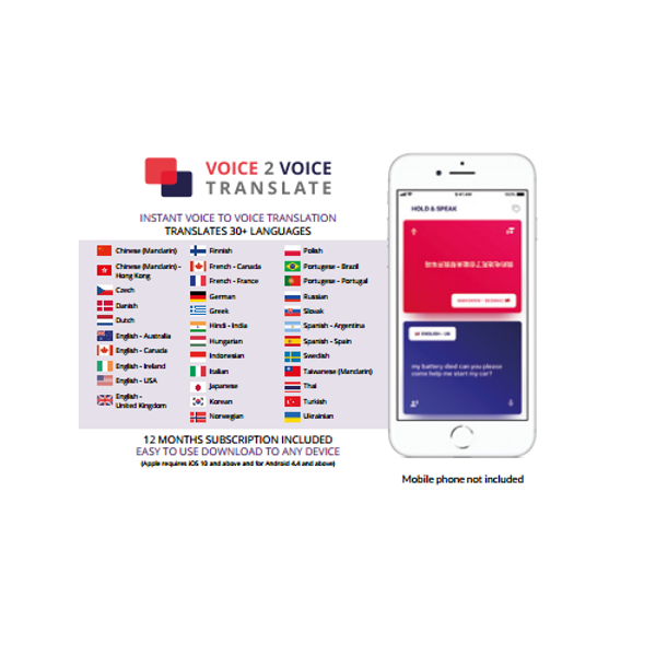Voice 2 Voice Translation App
