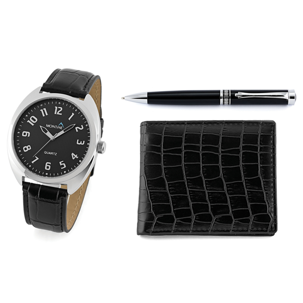 Image sur Gent’s Watch, Wallet and Pen Set