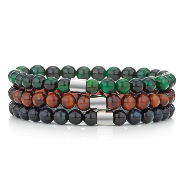 Picture of Novello Tiger Eye Bracelet Trio