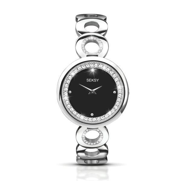 Image sur Sekonda Crystal Eclipse Ladies’ Bracelet Watch Silver