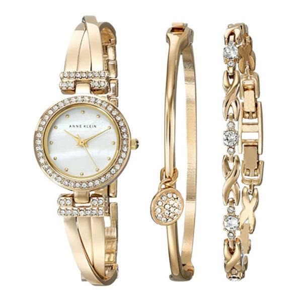 Picture of Anne Klein Watch Set with Two Bangles