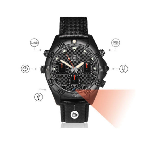 Picture of Time Berlin Pro HD Night-vision  Video Camera Watch